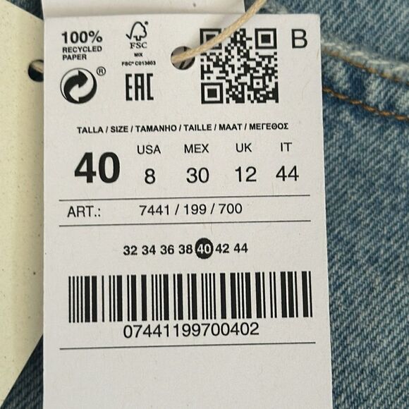 STRADIVARIUS | Blue | LOW RISE SHORT - Picture 11 of 13